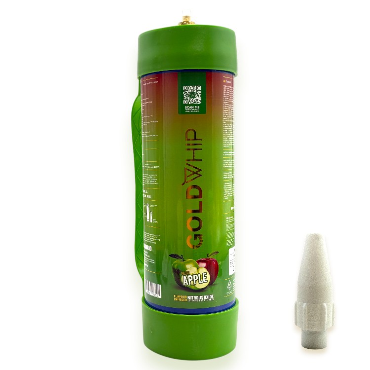 GOLD WHIP CREAM N2O CHARGER TANK 4.42L 3000GM MAXI XL - APPLE