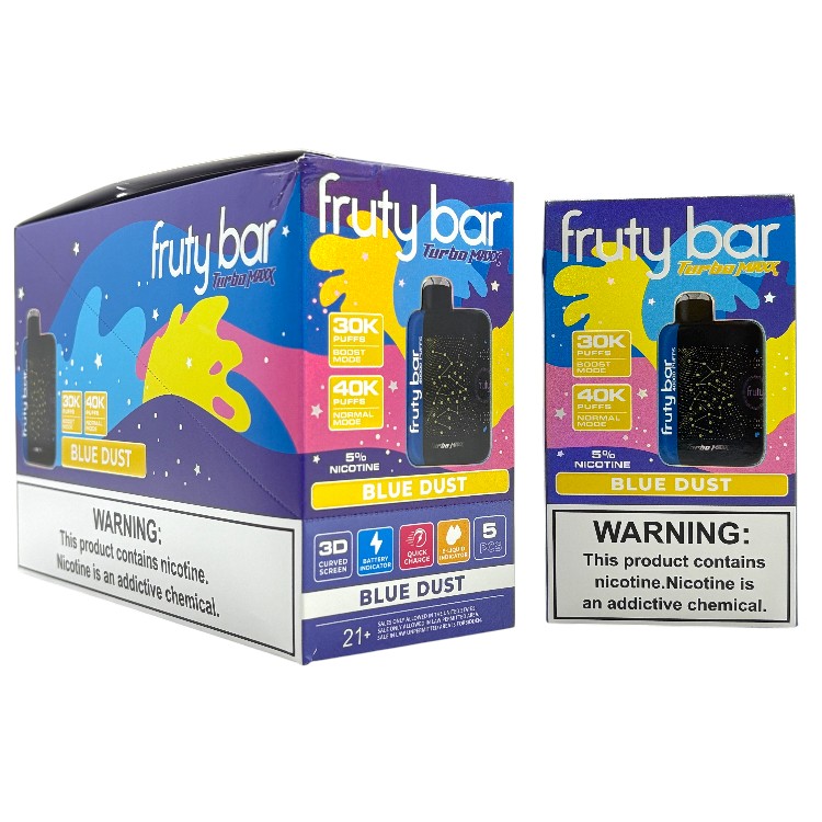 FRUTY BAR TURBO MAX 40000 5% - BLUE DUST