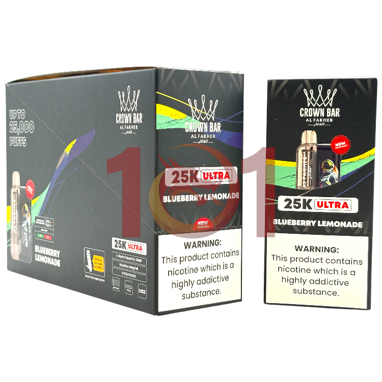 AL FAKHER CROWN BAR ULTRA 25000  0.5% - BLUEBERRY LEMONADE