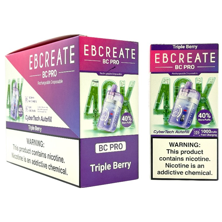 EBCREATE BC PRO 40000 5% - TRIPLE BERRY