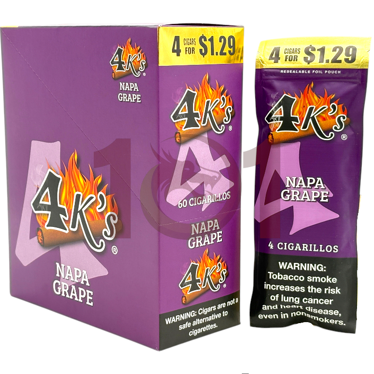 GOOD TIMES 4K'S LGC SP 4/$1.29 4CT PK - NAPA GRAPE