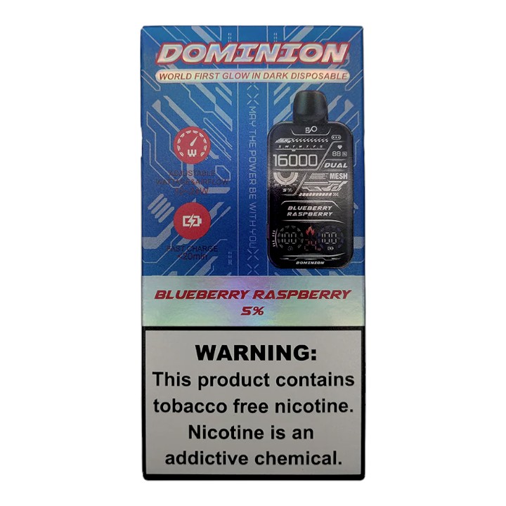 EVO DOMINION 16000 5% - BLUEBERRY RASPBERRY