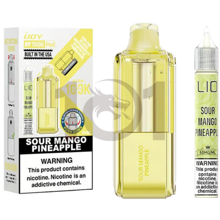 IJOY XP100K  (W/E-LIQUID BOTTLE) POD 5% - SOUR MANGO PINEAPPLE