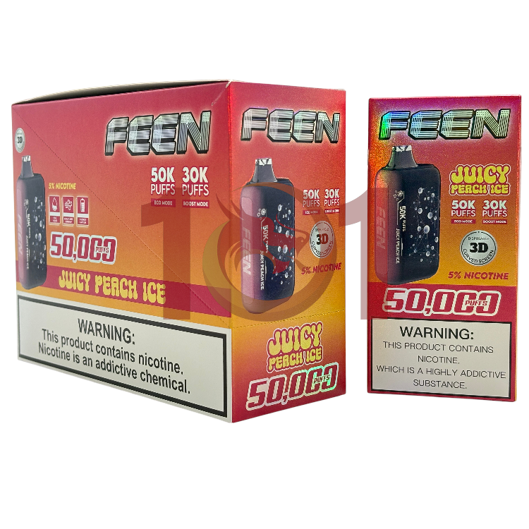 FEEN 50000 5% - JUICY PEACH ICE