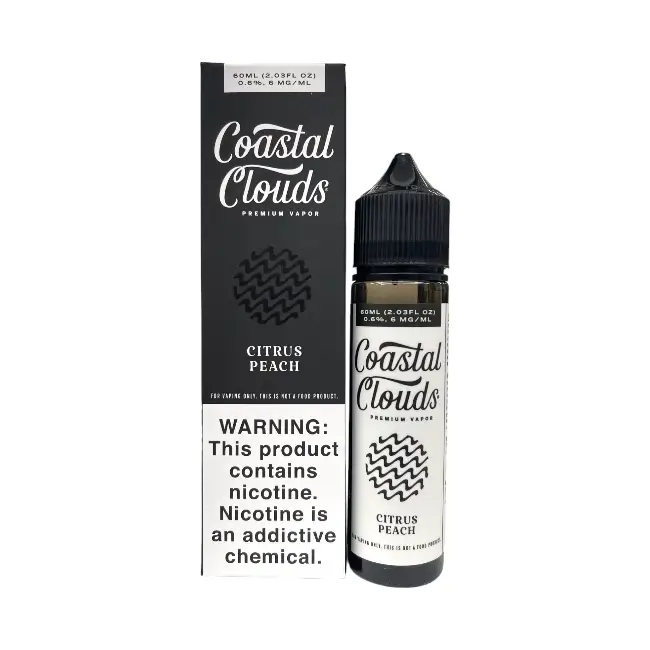COASTAL CLOUDS 6MG 60ML - SUGARED NECTARINE / CITRUS PEACH
