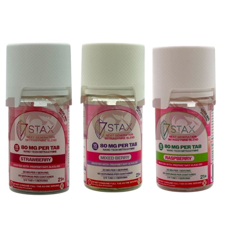 7 STAX MIT EXTRACT TABLET 80MG 15CT JAR