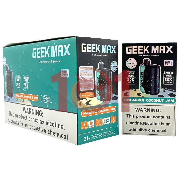 GEEK MAX ULTRA X 30000 5% - PINEAPPLE COCONUT JAM