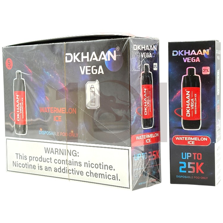 DKHAAN VEGA 25000 DTL POD 3% - WATERMELON ICE