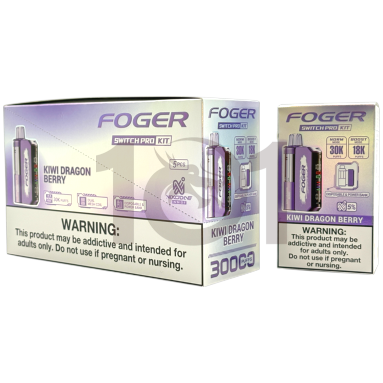 FOGER NIXODINE SWITCH PRO 30000 POD DEVICE 5% - KIWI DRAGON BERRY