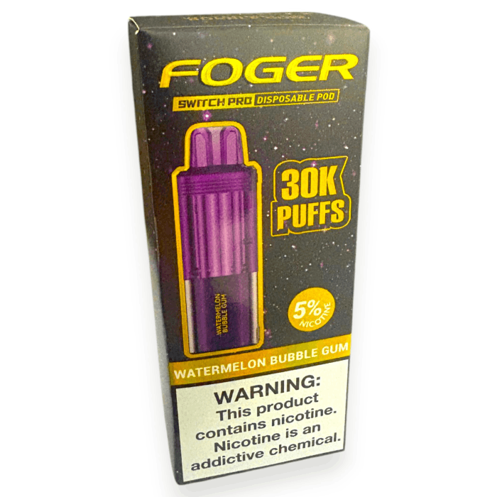 FOGER SWITCH PRO POD 30000 5% - WATERMELON BUBBLE GUM