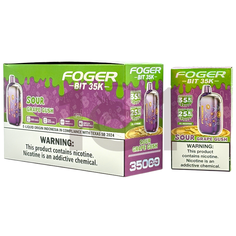 FOGER BIT 35000 5% - SOUR GRAPE GUSH