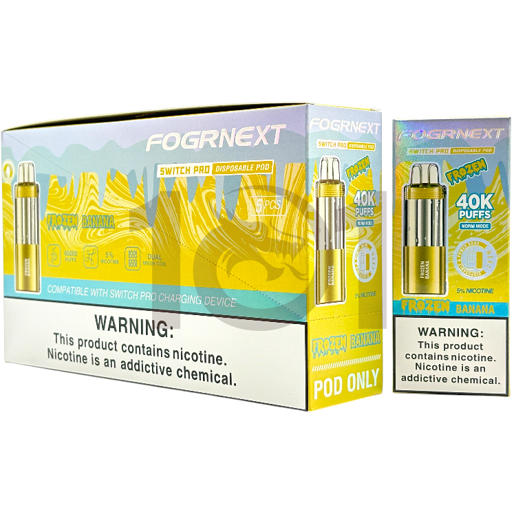 FOGRNEXT 40000 SWITCH PRO POD 5% - FROZEN BANANA