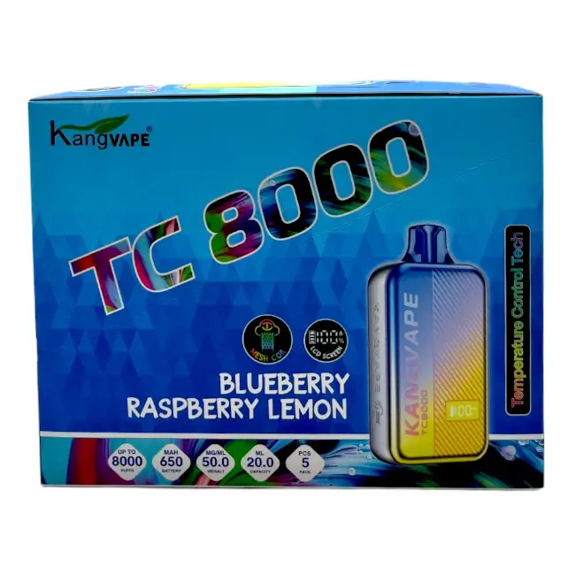 KANGVAPE TC8000 5% - BLUEBERRY RASPBERRY LEMON
