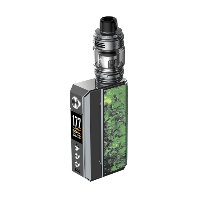 VOOPOO DRAG 4 GUN METAL+FOREST GREEN VAPE KIT SGL - PK