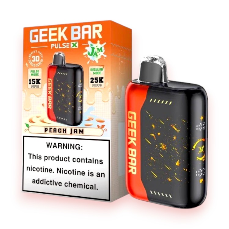 GEEK BAR PULSE X 25000 5% - PEACH JAM