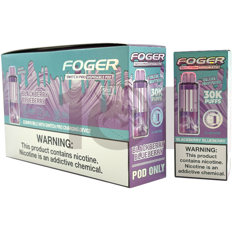 FOGER SWITCH PRO POD 30000 5% - BLACKBERRY BLUEBERRY