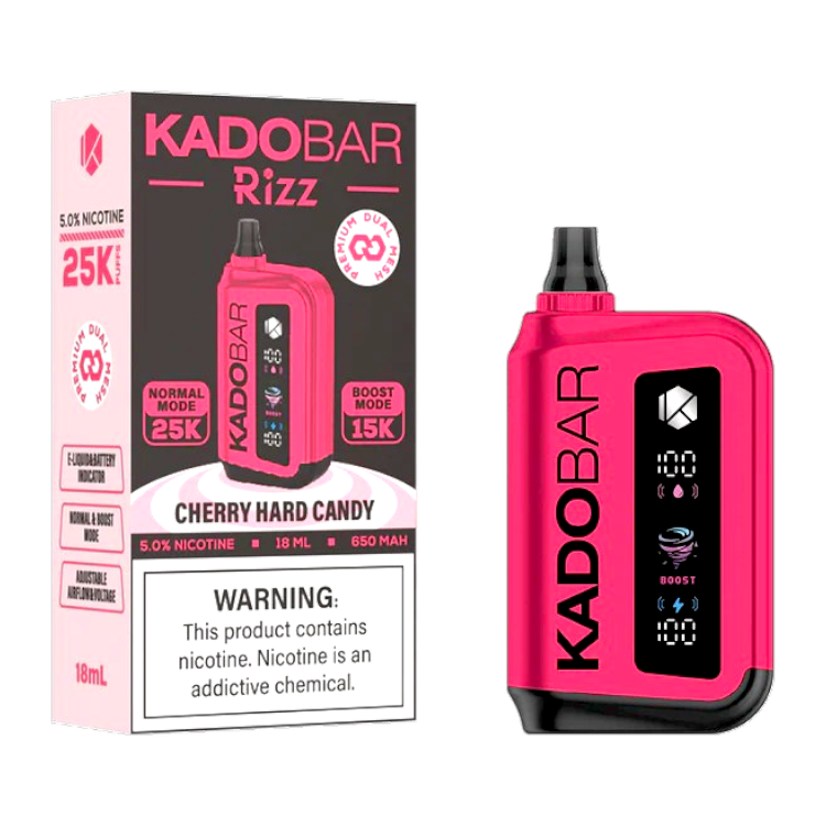 KADO BAR RIZZ 25000 5% - CHERRY HARD CANDY