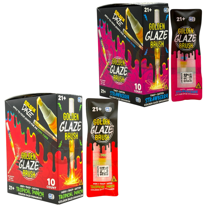 GOLDEN GLAZE 1.5GM GLAZE BRUSH THCP PREROLL