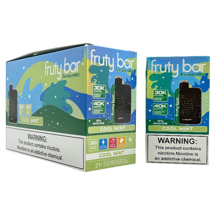 FRUTY BAR TURBO MAX 40000 5% - COOL MINT