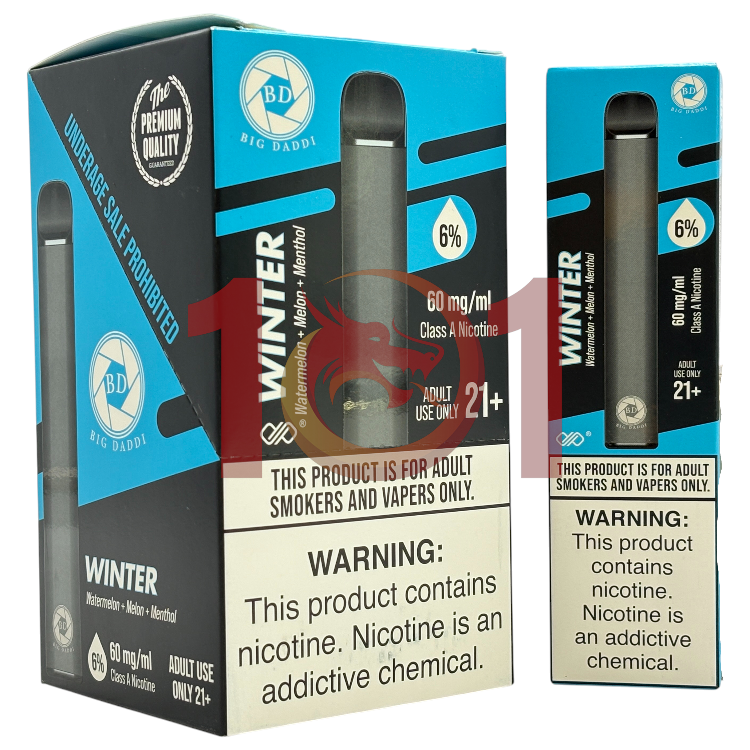 BD BIG DADDI TP 600 6% - WINTER WATERMELON+MELON+MENTHOL