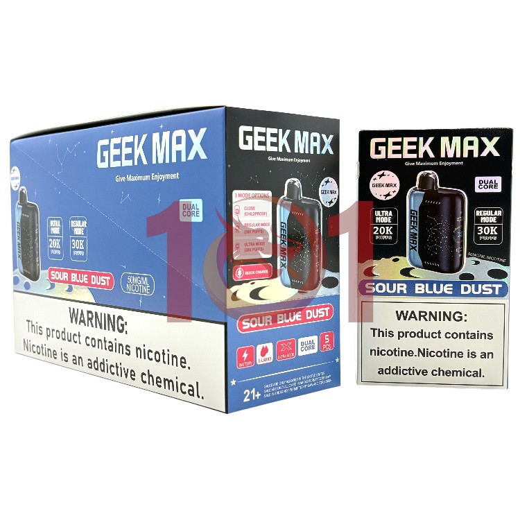 GEEK MAX ULTRA X 30000 5% - SOUR BLUE DUST