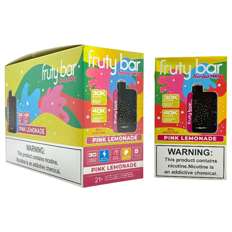 FRUTY BAR TURBO MAX 40000 5% - PINK LEMONADE