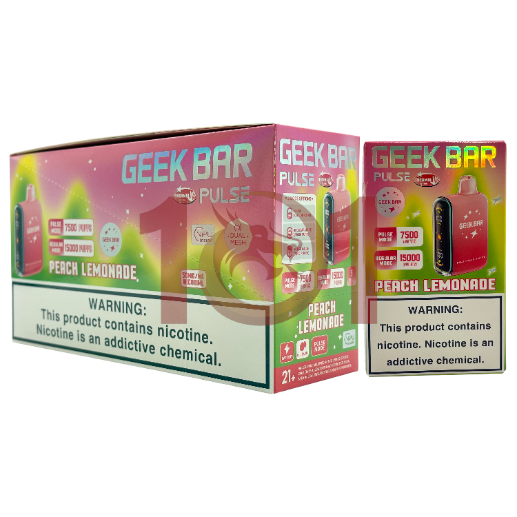 GEEK BAR PULSE 15000 5% - THERMAL PEACH LEMONADE