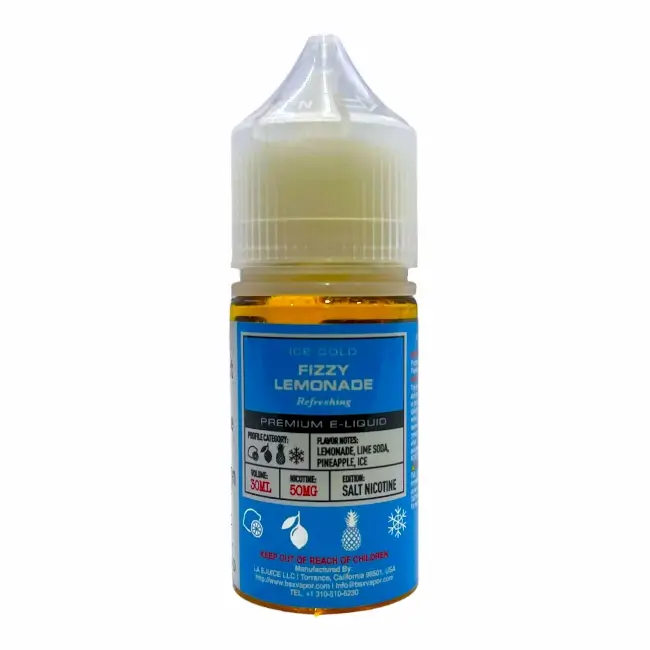 BASIX E-LIQUID SALT 30ML50MG - FIZZY LEMONADE