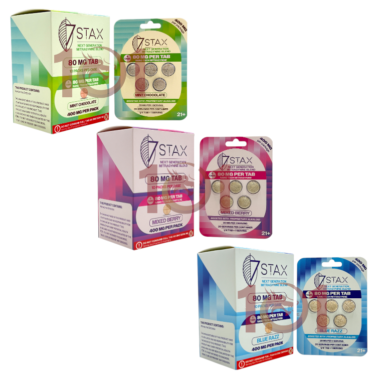 7 STAX MIT EXTRACT TABLET 80MG 5 PK