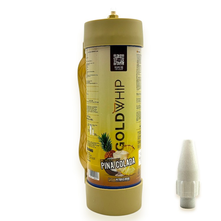 GOLD WHIP CREAM N2O CHARGER TANK 4.42L 3000GM MAXI XL - PINA COLADA