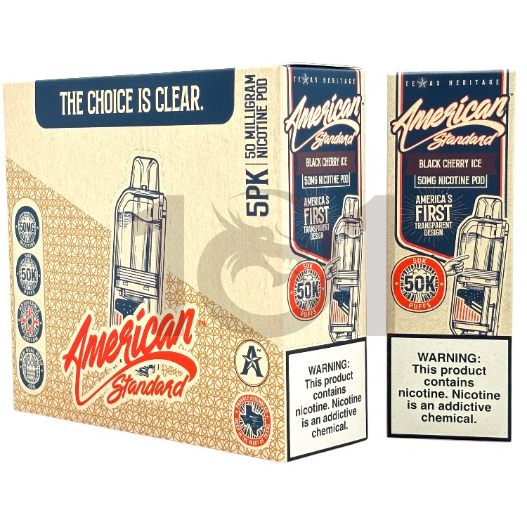 AMERICAN STANDARD 50000 POD 5% - BLACK CHERRY ICE