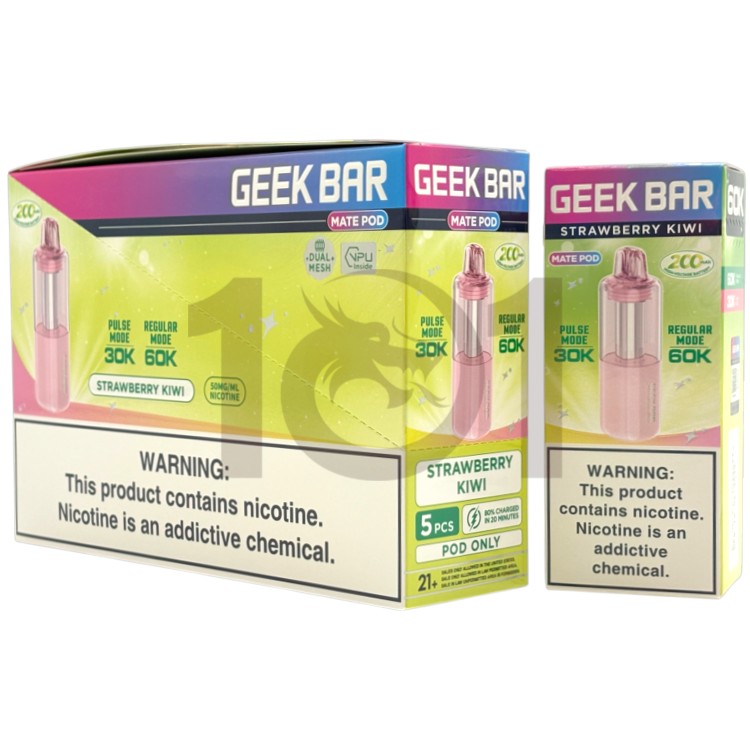 GEEK BAR MATE KIT 60000 POD 5% - STRAWBERRY KIWI