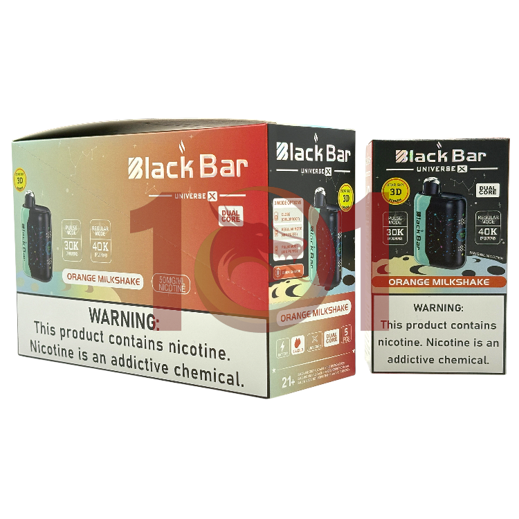 BLACK BAR UNIVERSE X 40000 5% - ORANGE MILKSHAKE