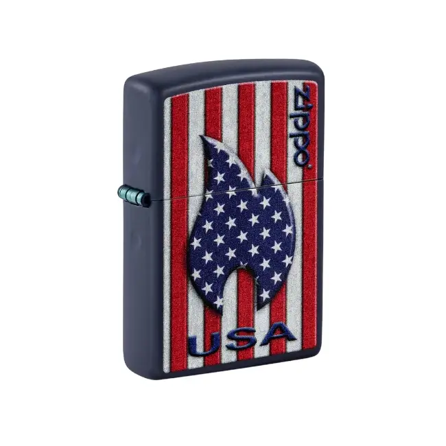 ZIPPO  239 - PATRIOTIC FLAME DESIGN