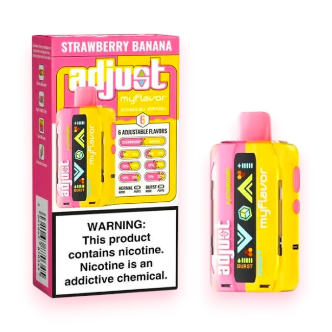 ADJUST MY FLAVOR 40000 5% - STRAWBERRY BANANA