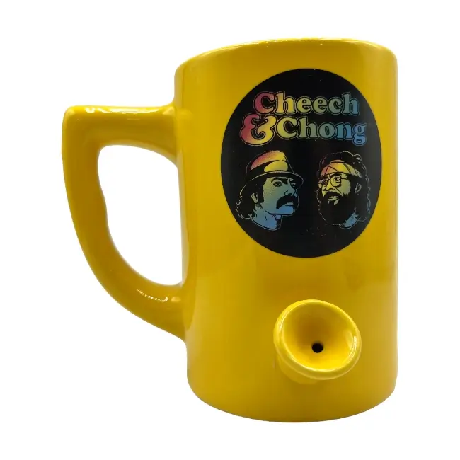 CHEECH & CHONG  MUG PIPE  11OZ  1CT  RAINBOW