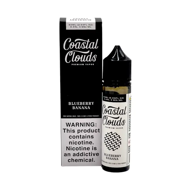 COASTAL CLOUDS 3MG 60ML - BLUEBERRY BANANA