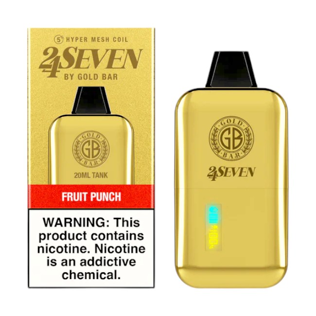 GOLD BAR 24SEVEN 24000 5% - FRUIT PUNCH