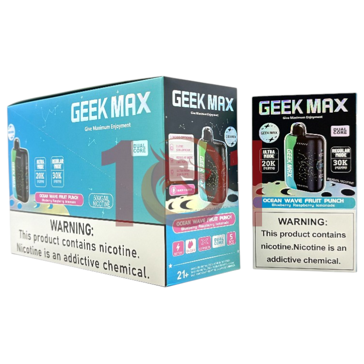GEEK MAX ULTRA X 30000 5% - OCEAN WAVE FRUIT PUNCH
