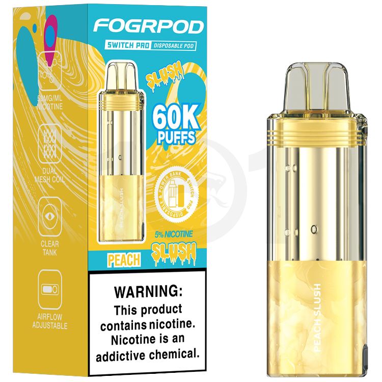 FOGRPOD 60000 SWITCH PRO POD 5% - SLUSH PEACH