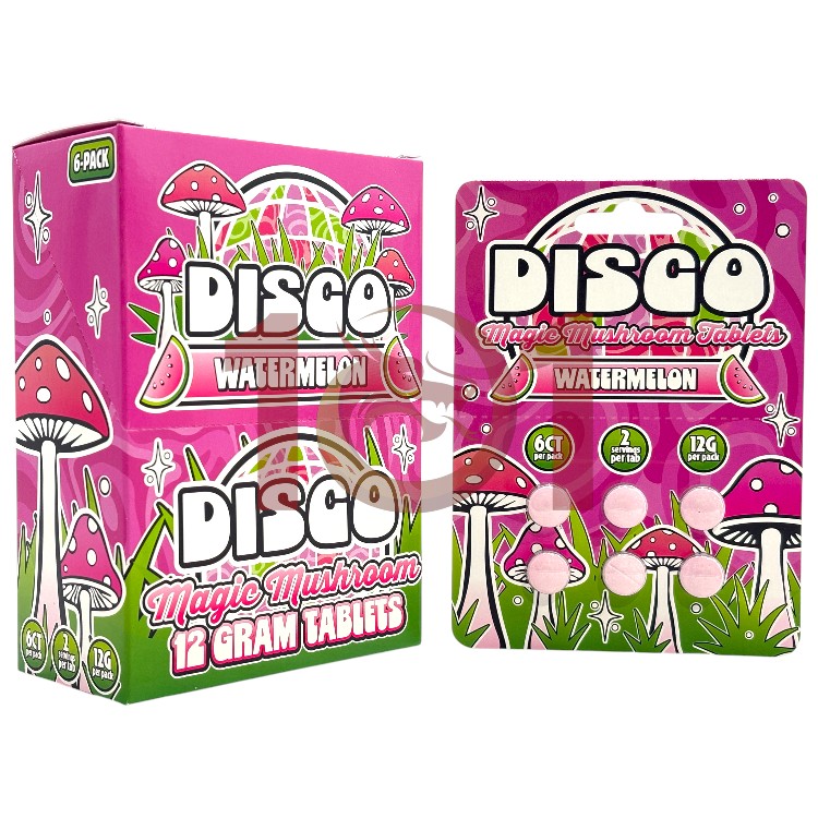 DISCO MAGIC MUSHROOM TABLET 2GM 6CT PK - WATERMELON