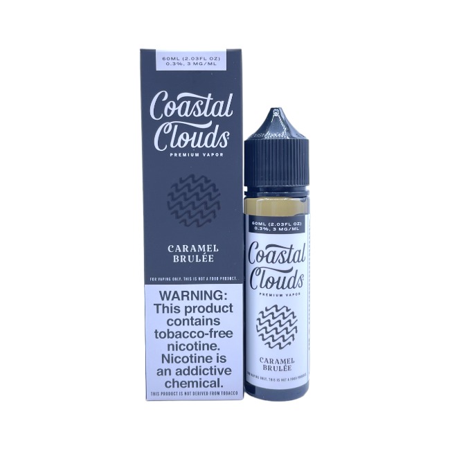 COASTAL CLOUDS TFN 3MG 60ML - CARAMLE BRULEE