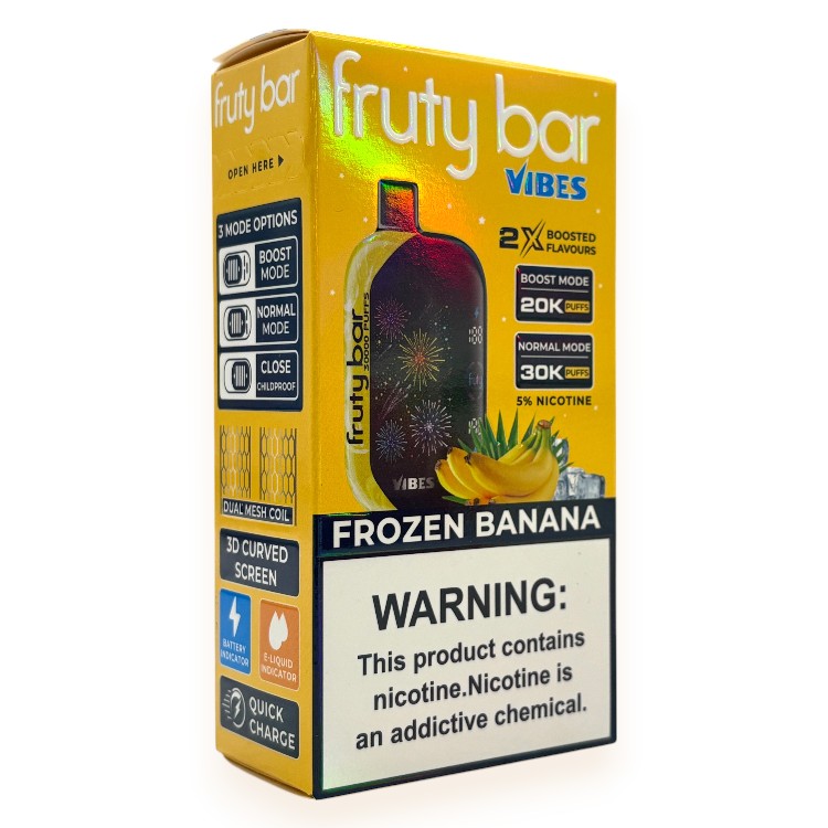 FRUTY BAR VIBES 30000 5% - FROZEN BANANA