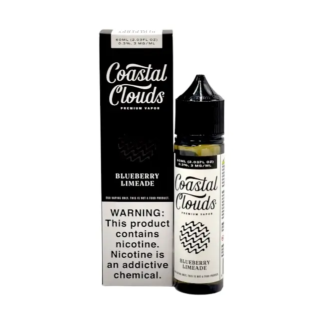 COASTAL CLOUDS 3MG 60ML - BLUEBERRY LIMEADE