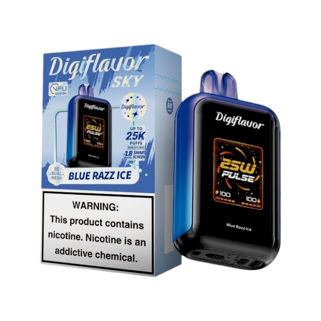 DIGIFLAVOR SKY 25000 5% - BLUE RAZZ ICE