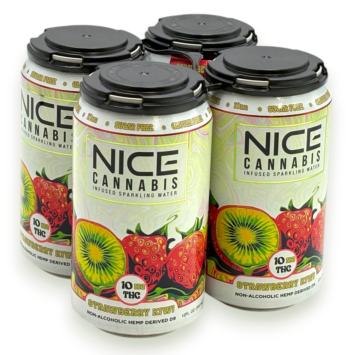 NICE CANNABIS 10MG THC DRINK 12OZ - STRAWBERRY KIWI