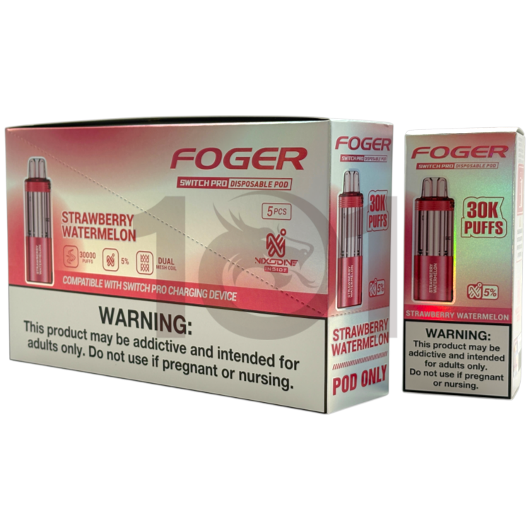 FOGER NIXODINE SWITCH PRO 30000 POD 5% - STRAWBERRY WATERMELON