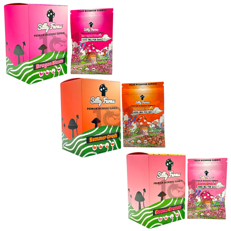 SILLY FARMS PREMIUM MICRODOSE MUSHROOM GUMMY 500MG 8CT PK