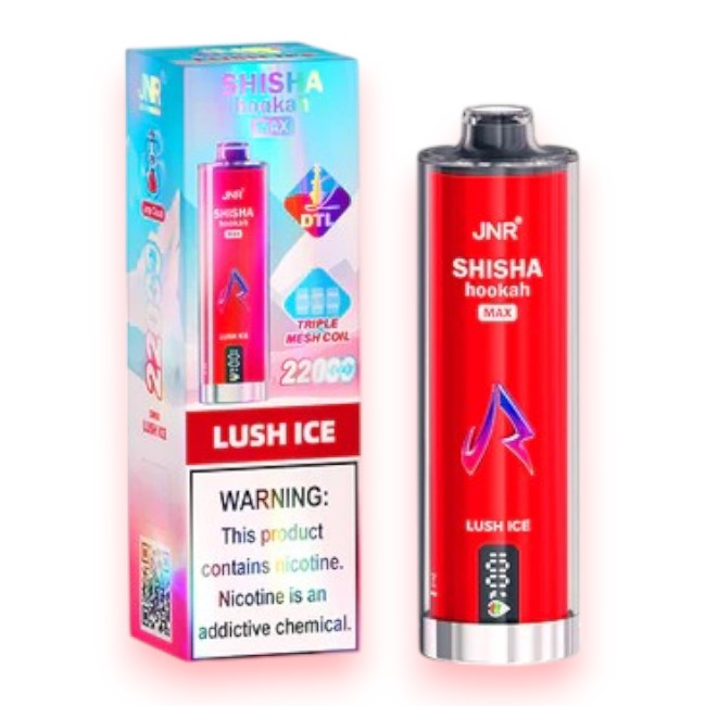 JNR SHISHA HOOKAH MAX 22000 5% - LUSH ICE