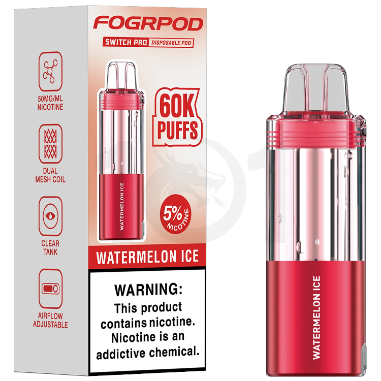 FOGRPOD 60000 SWITCH PRO POD 5% - WATERMELON ICE